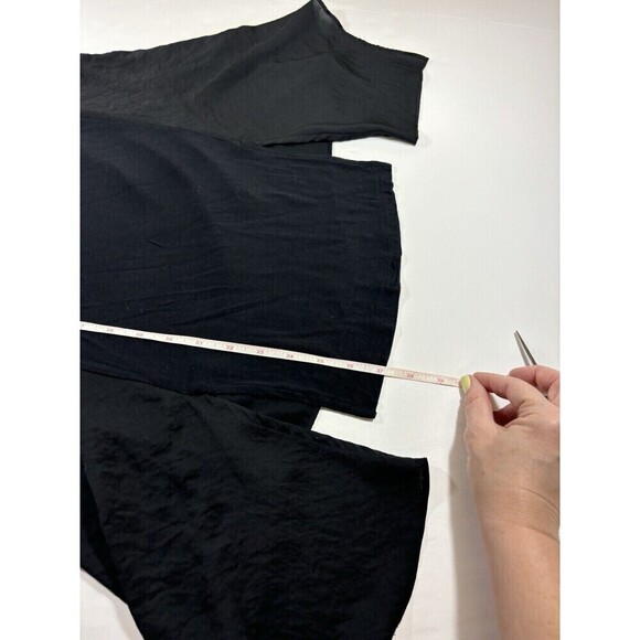 T by Alexander Wang Tank Dress Black Small Draped Cut Out Back LBD - Picture 7 of 12